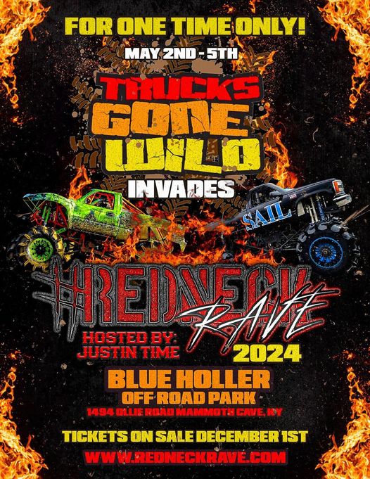 MAY 25, 2024 REDNECK RAVE BLUE HOLLER OFFROAD PARK MAMMOTH CAVE